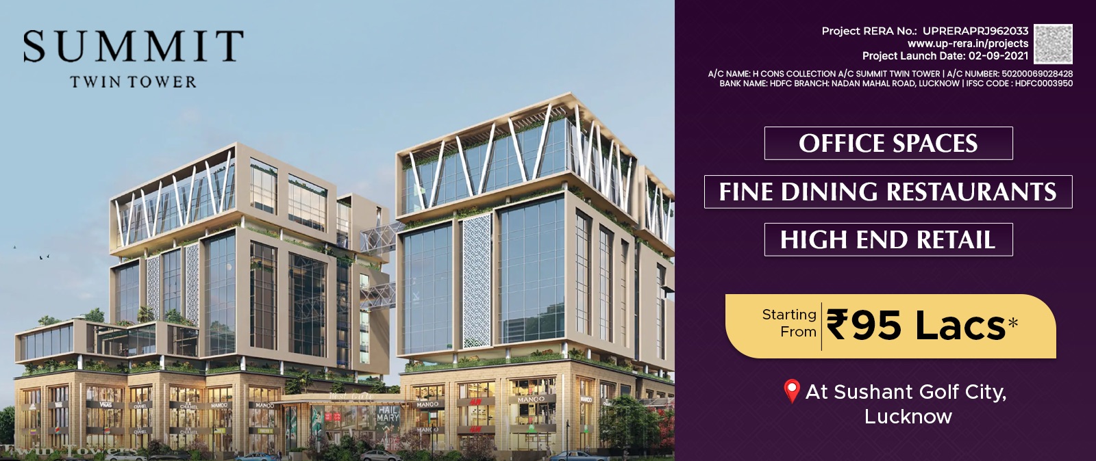 SUMMIT TWIN TOWER Banner